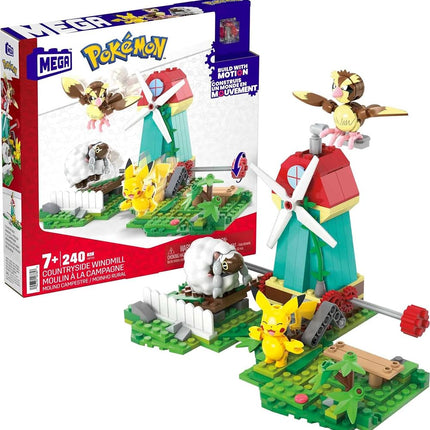MEGA Pokémon Building Toys Set, Countryside Windmi