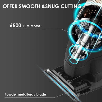 KEMEI 2293 Cordless Zero-Gap T-Blade Hair and Beard Trimmer