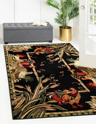 Unique Loom Barnyard Collection Area Rug - Farm (4