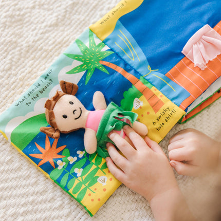 Melissa & Doug Libro de actividades de tela - ¿Qué me pongo? (Juguete de desarrollo, lavable a máquina)