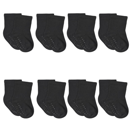 Gerber Baby 8-Pack Wiggle-Proof Jersey Crew Socks,