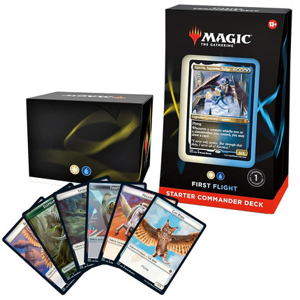 Magic The Gathering The Gathering Starter Commander Deck - Premier vol (blanc-bleu), pour les 13 ans et plus