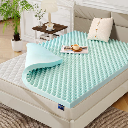 2 Inch Full Size Egg Crate Cooling Gel Memory Foam