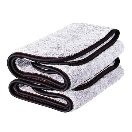 Griot's Garage PFM Terry Weave Microfiber Towel for Car Cleaning, Drying and Polishing, Vehicle Detailing, Scratch-Free, 16” x 16”, Set of 2, 55586