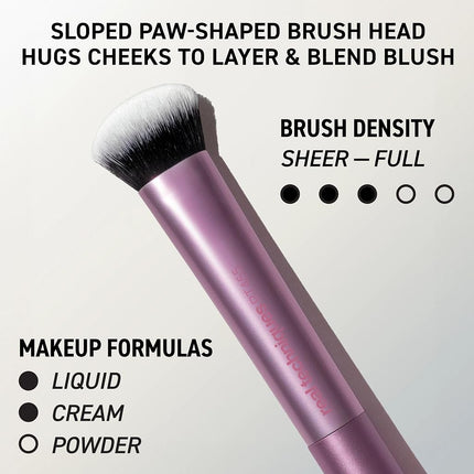 Real Techniques Big Blends Energy Brush + Dual-Sided Puff, 6 Piece Kit for Powder, Cream & Liquid Application, Precision Tools for Contour, Blending & Finishing, Vegan & Cruelty-Free