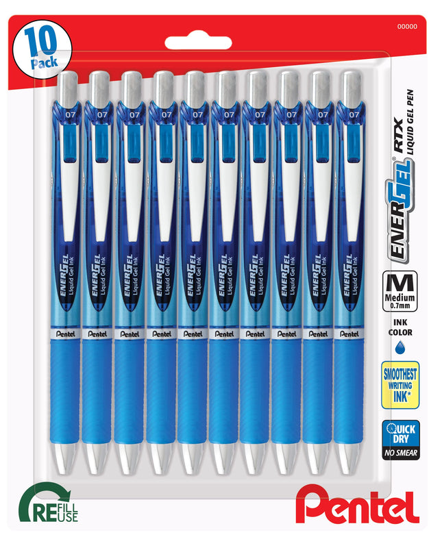 Pentel EnerGel RTX Retractable Premium Liquid Gel 