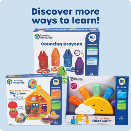 Learning Resources Counting Crayons, Ages 18 Months+, Early Maths Toy