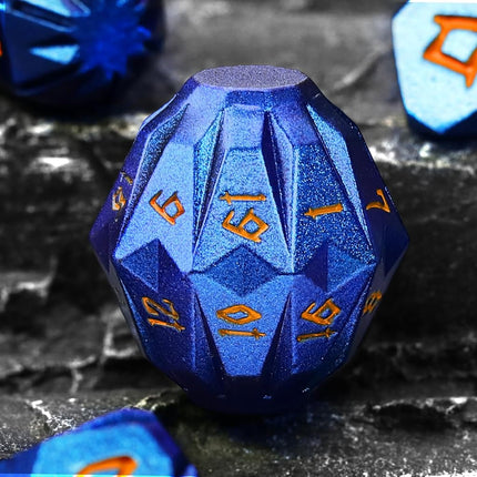 FONVGOGO Metal DND Dice Set Polyhedral for Dungeons and Dragon RPG Gift