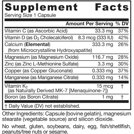 Jarrow Formulas Bone-Up Three Per Day, Promotes Bone Density, 90 Caps