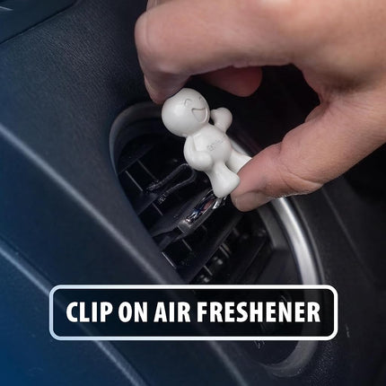 Little Joe 96401-6PK New Car Scent, Car Air Freshener, Clips to A/C Air Vent, Alcohol-Free Fragrance Oil, Non-Hazardous and Non-Toxic Plastic, Set of 6
