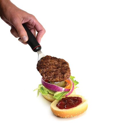 Norpro Grip-EZ Short Slotted Turner, Black