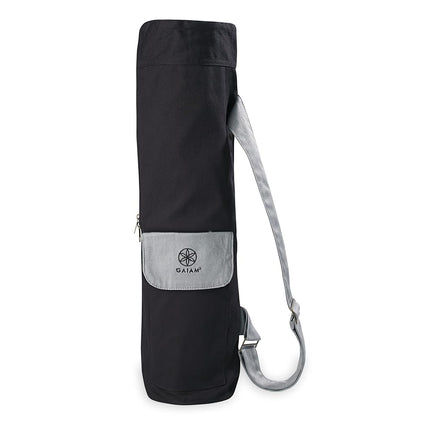 Gaiam Unisex Granite Storm Yoga Mat Bag, Grey, One