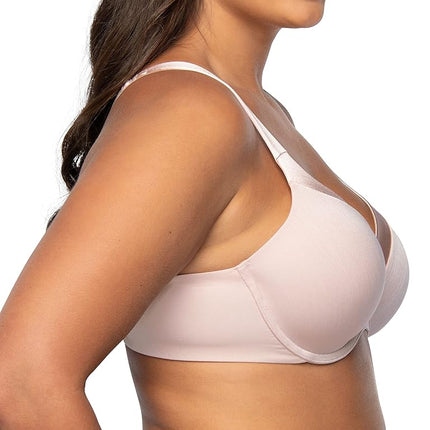 Vanity Fair Women's Illumination Full Figure Zoned-in Support Bra, Lightly Lined Cups Up to Dd, Opaque, Underwire-Quartz, 42D
