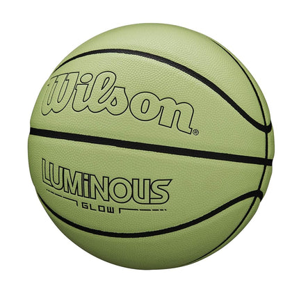 Wilson Luminous Glow Basketball - Size 7-29.5", Green