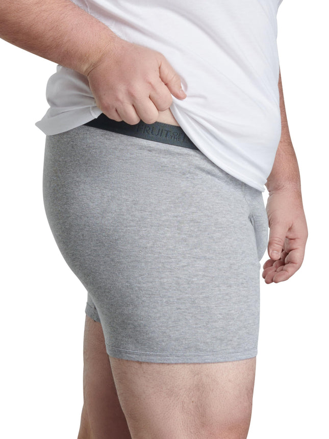 Bóxers Fruit of the Loom Coolzone para Hombre, con Absorción de Humedad y Transpirables, Paquetes Surtidos de Varios Colores, Tallas Grandes - Paquete de 7 - Negro, 4X-Grande
