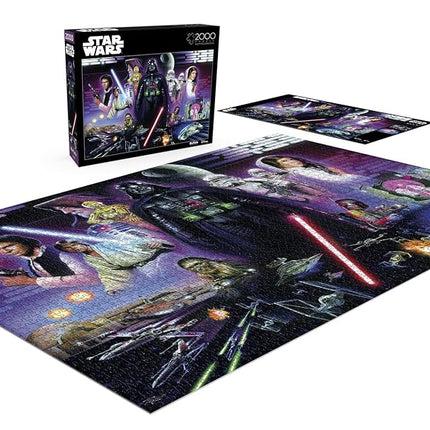 Buffalo Games - Star Wars - Don’t Underestimate The Force - 2000 Piece Jigsaw Puzzle for Adults -Challenging Puzzle Perfect for Game Nights - Finished Size is 38.50 x 26.50