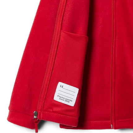 Columbia Forro polar Steens Mountain II para bebés, rojo montaña, 4T