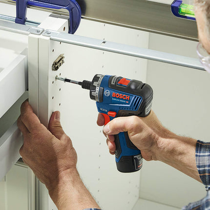 Bosch GSR12V-300HXB22 12V Max Brushless 1/4 In. Hex Two-Speed Screwdriver Kit with (2) 2.0 Ah Batteries