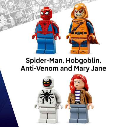 LEGO® Marvel Peter Parker’s Apartment 76317 Super Hero Building Toy with Minifigures, Spider-Man and Hobgoblin Battle, Collectible Toy for Kids, Present for Boys and Girls Aged 8 and Over