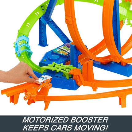 Hot Wheels Action Epic Crash Dash Track Set & Toy Car