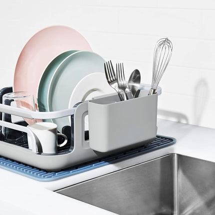 OXO Good Grips Sink Aluminum Dish Rack, Grey, One Size