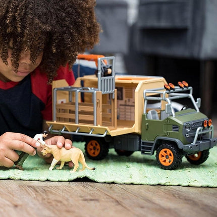 Schleich Wild Life - 45Pc Animal Rescue Large Truck - Kids Ages 3+ | 42475