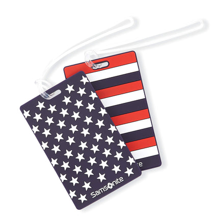 Samsonite Designer Luggage ID Tag, Stars & Stripes