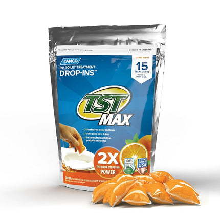Camco 41189 TST Orange Drop-Ins Holding Tank Treat