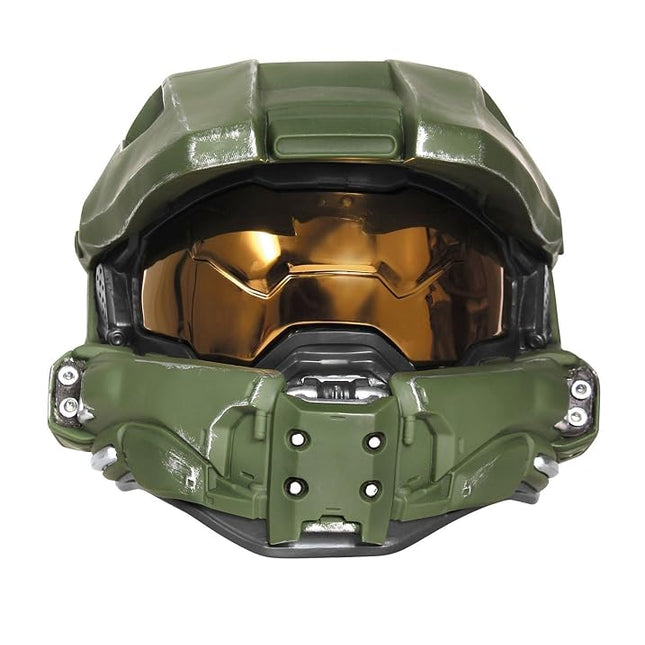 DISGUISE Men's Master Chief Adult Light-up Deluxe Helmet, Green, One size