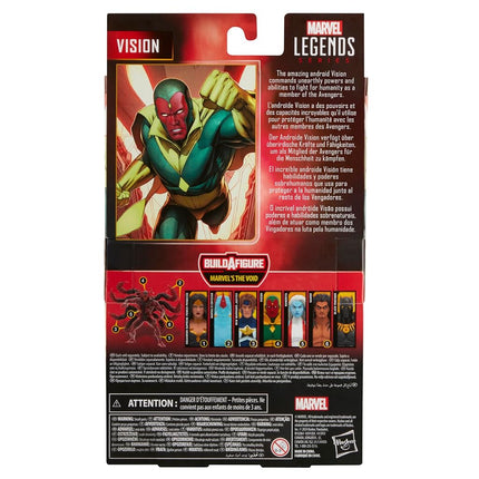 Figura de acción Vision Comics de Marvel Legends Series, verde