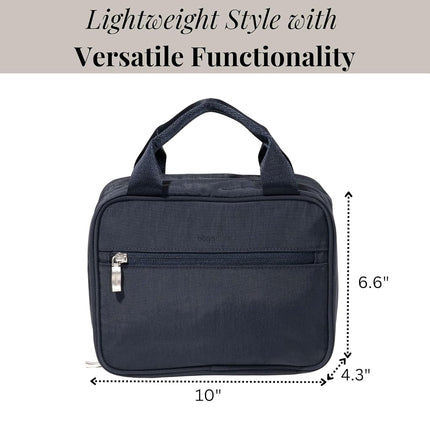 Baggallini Unisex's Hanging Travel Toiltery Kit, French Navy, One Size