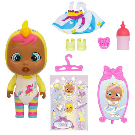 Cry Babies Magic Tears - Dress Me Up Series | 8 Surprise Accessories, Surprise Doll Wave 2, Multicolored, (86340)