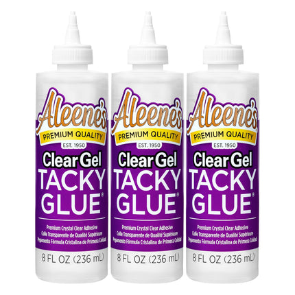 Aleene's Clear Gel Tacky Glue, 8 oz, 8 FL OZ - 3 P