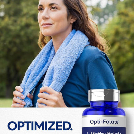 L Methylfolate 15mg | 120 Capsules | Value Size | Max Potency | Optimized and Activated | Non-GMO, Gluten Free | Methyl Folate, 5-MTHF | by Opti-Folate