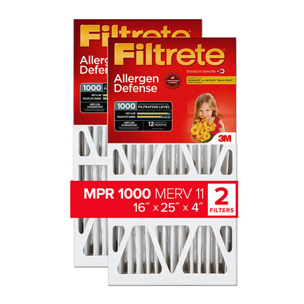 Filtrete ADP01-2PK-2 16x25x4 AC Furnace Air Filter