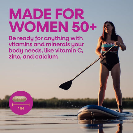 Nature’s Way Alive! Women’s 50+ Complete Multivitamin, High Potency B-Vitamins, 50 Tablets