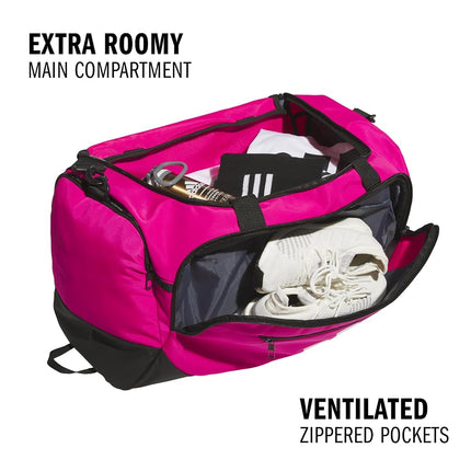 adidas Defender 5 Small Duffel, Team Shock Pink 2/Medium 59L, One Size