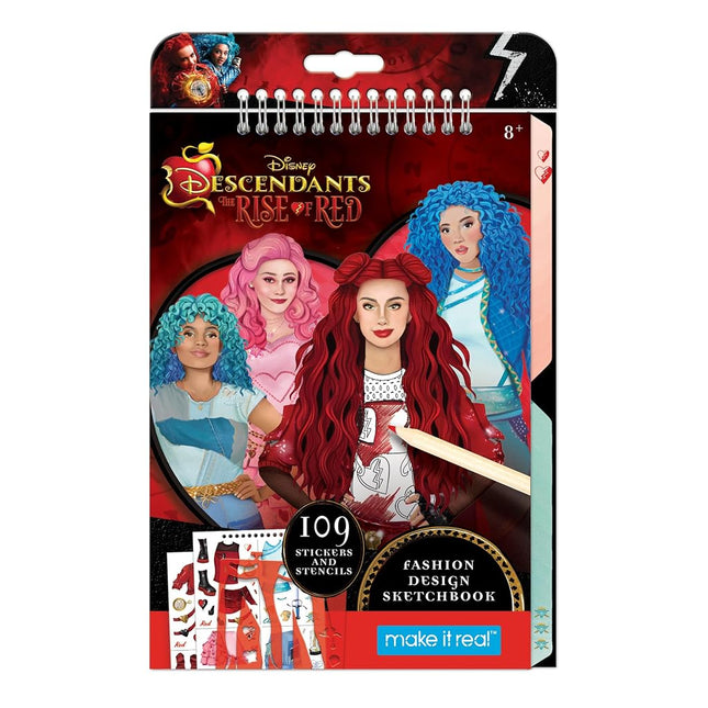 Make It Real Descendants 4 Rise of Red Fashion Sketchbook