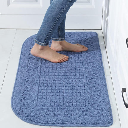 COSYHOMER 39x20 Half Round Kitchen Rug,Non Slip Wa