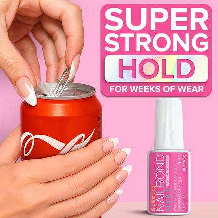 NYK1 Super Strong Nail Glue for Press Ons, Nail Tips & False Nails | 8ml