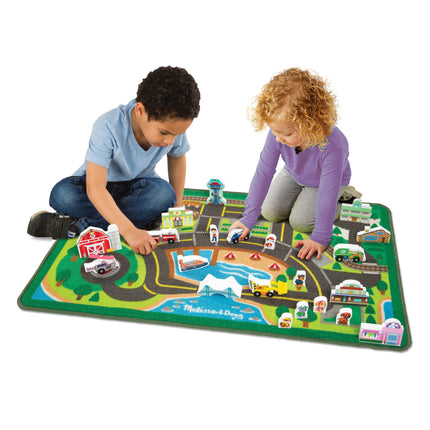Melissa & Doug PAW Patrol Activity Rug - Adventure Bay (22 Pieces)