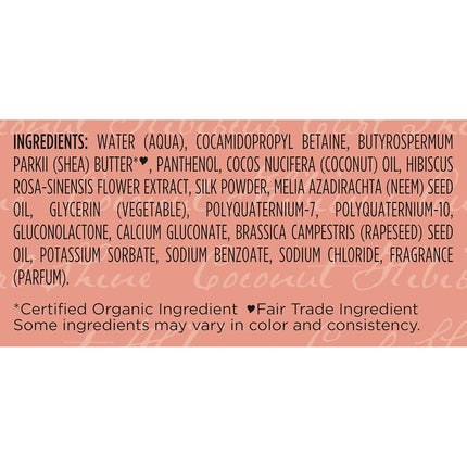 SheaMoisture Coconut & Hibiscus Frizz-Free Curl Mousse, Hydration, for Curly, Coily & Wavy Hair, with Certified Organic Shea Butter, 222ML
