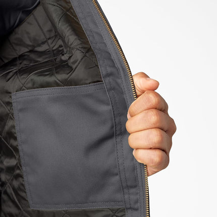 Blouson Eisenhower non doublé Dickies pour homme, anthracite, X-Large