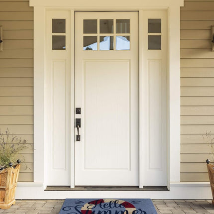 DII Natural Coir Doormat, Decorative Hello Mat, 17x29, Hello Summer