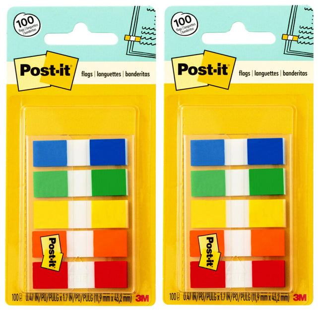 Post-it Flags with On-the-Go Dispenser, Assorted P