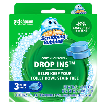 Scrubbing Bubbles Toilet Cleaner Drop Ins, 3 Count