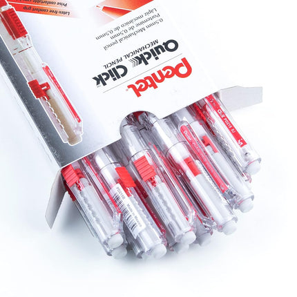 Pentel QUICK CLICK Mechanical Pencil (0.5mm), Red Barrel - PD215B