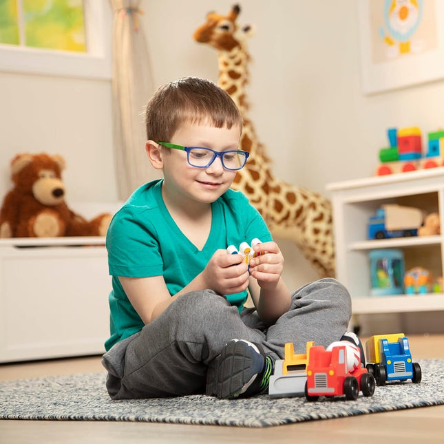 Melissa & Doug Construction Vehicle Set
