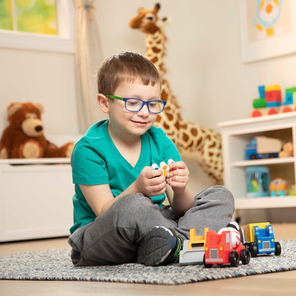 Melissa & Doug Construction Vehicle Set