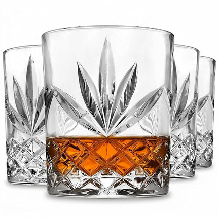 Godinger Old Fashioned Whiskey Glasses, Drinking G